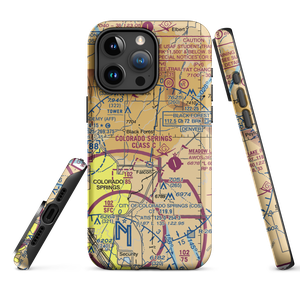 G W Flanders Ranch Strip (CO54) VFR Sectional  Tough iPhone Case