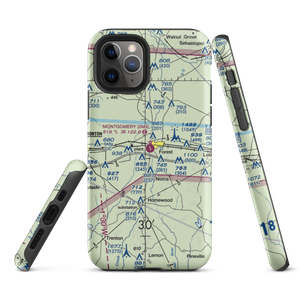 G. V. Montgomery Airport (2M4) VFR Sectional  Tough iPhone Case