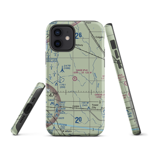 Gage Flying Farmer Airport (3ND5) VFR Sectional  Tough iPhone Case