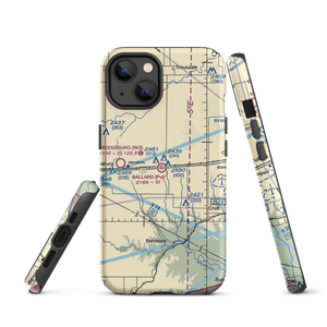 Gail Ballard Airport (SN63) VFR Sectional  Tough iPhone Case