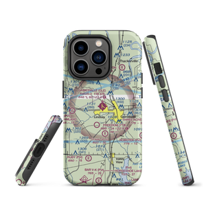 Gainesville Municipal Airport (GLE) VFR Sectional  Tough iPhone Case
