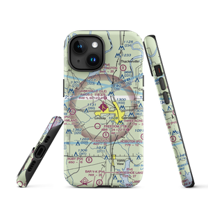 Gainesville Municipal Airport (GLE) VFR Sectional  Tough iPhone Case