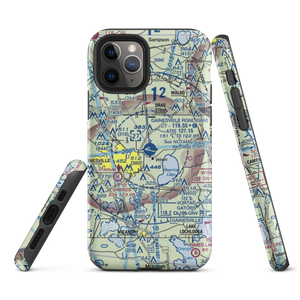 Gainesville Regional Airport (GNV) VFR Sectional  Tough iPhone Case