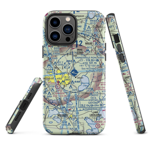 Gainesville Regional Airport (GNV) VFR Sectional  Tough iPhone Case