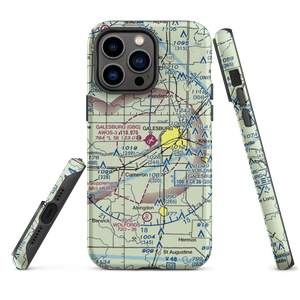 Galesburg Municipal Airport (GBG) VFR Sectional  Tough iPhone Case