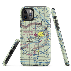 Galesburg Municipal Airport (GBG) VFR Sectional  Tough iPhone Case