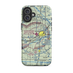 Galesburg Municipal Airport (GBG) VFR Sectional  Tough iPhone Case