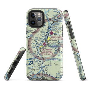 Gallia Meigs Regional Airport (GAS) VFR Sectional  Tough iPhone Case