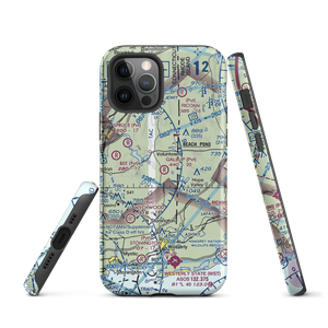 Gallup Farm Airport (CT32) VFR Sectional  Tough iPhone Case