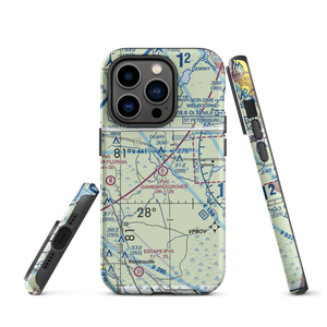 Gamebird Groves Airstrip (FD74) VFR Sectional  Tough iPhone Case