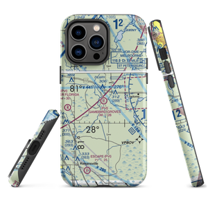 Gamebird Groves Airstrip (FD74) VFR Sectional  Tough iPhone Case