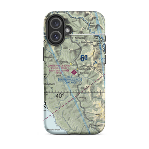 Garberville Airport (O16) VFR Sectional  Tough iPhone Case