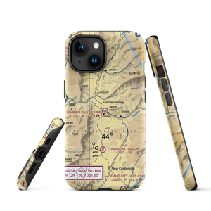 Garden Valley Airport (U88) VFR Sectional  Tough iPhone Case