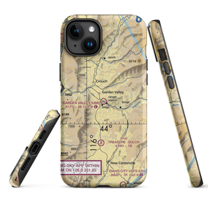 Garden Valley Airport (U88) VFR Sectional  Tough iPhone Case