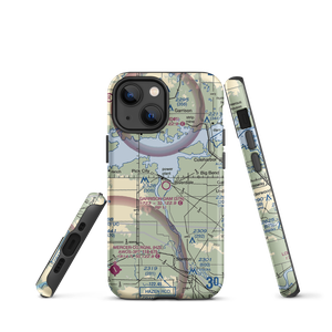 Garrison Dam Recreational Airpark (37N) VFR Sectional  Tough iPhone Case