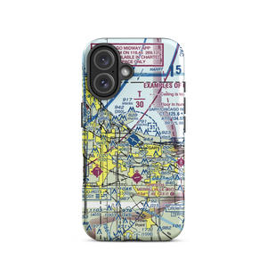 Gary Chicago International Airport (GYY) VFR Sectional  Tough iPhone Case