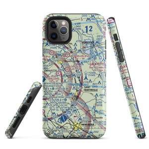 Gary Landing Strip Ultralightport (LA91) VFR Sectional  Tough iPhone Case