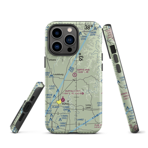 Gary's Airport (97MO) VFR Sectional  Tough iPhone Case