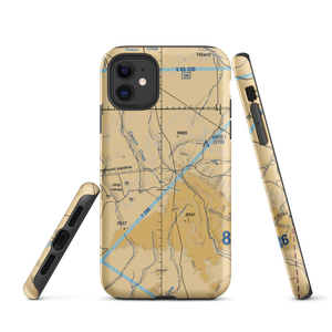 Gas Hills Airstrip (WY61) VFR Sectional  Tough iPhone Case
