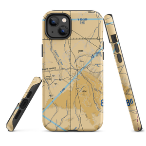 Gas Hills Airstrip (WY61) VFR Sectional  Tough iPhone Case