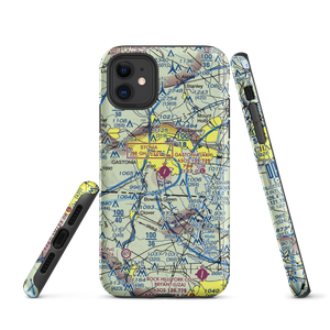 Gastonia Municipal Airport (AKH) VFR Sectional  Tough iPhone Case