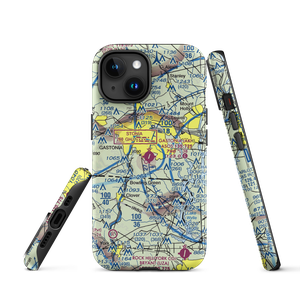 Gastonia Municipal Airport (AKH) VFR Sectional  Tough iPhone Case