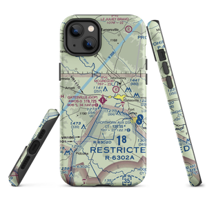 Gatesville Municipal Airport (GOP) VFR Sectional  Tough iPhone Case