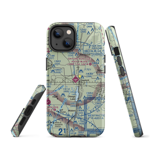 Gaylord Regional Airport (GLR) VFR Sectional  Tough iPhone Case
