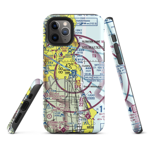 General Mitchell International Airport (MKE) VFR Sectional  Tough iPhone Case