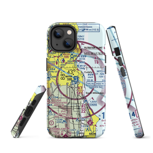 General Mitchell International Airport (MKE) VFR Sectional  Tough iPhone Case