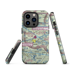 Genesee County Airport (GVQ) VFR Sectional  Tough iPhone Case