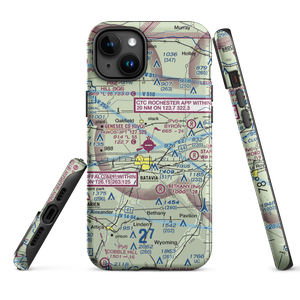 Genesee County Airport (GVQ) VFR Sectional  Tough iPhone Case