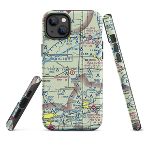 Gentry Airport (LL55) VFR Sectional  Tough iPhone Case