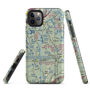 Gentzke Aeronautical Park Airport (NY40) VFR Sectional  Tough iPhone Case