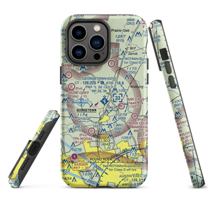 Georgetown Municipal Airport (GTU) VFR Sectional  Tough iPhone Case