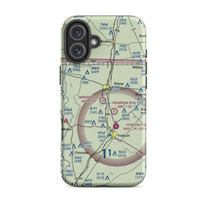 Gerum Farm Airport (TE36) VFR Sectional  Tough iPhone Case