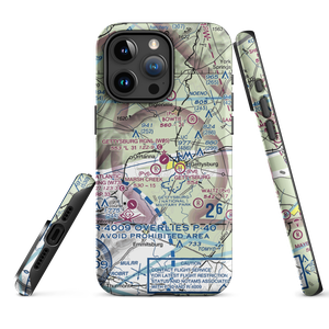 Gettysburg Regional Airport (W05) VFR Sectional  Tough iPhone Case