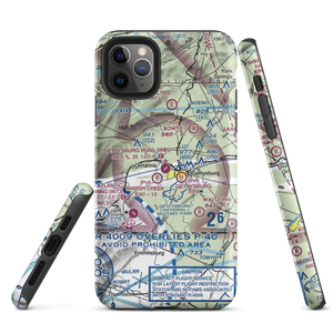 Gettysburg Regional Airport (W05) VFR Sectional  Tough iPhone Case