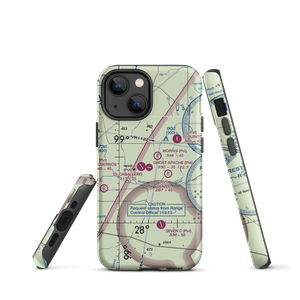 Ghost Apache Airport (45XS) VFR Sectional  Tough iPhone Case