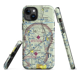 Gibson County Airport (TGC) VFR Sectional  Tough iPhone Case