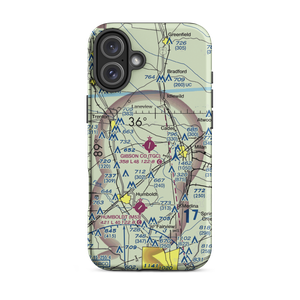 Gibson County Airport (TGC) VFR Sectional  Tough iPhone Case