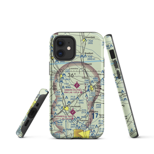 Gibson County Airport (TGC) VFR Sectional  Tough iPhone Case