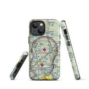 Gibson County Airport (TGC) VFR Sectional  Tough iPhone Case