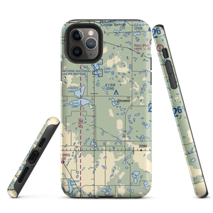 Gienger/Box Bar Ranch Airport (1NA5) VFR Sectional  Tough iPhone Case