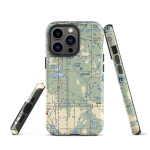 Gienger/Box Bar Ranch Airport (1NA5) VFR Sectional  Tough iPhone Case