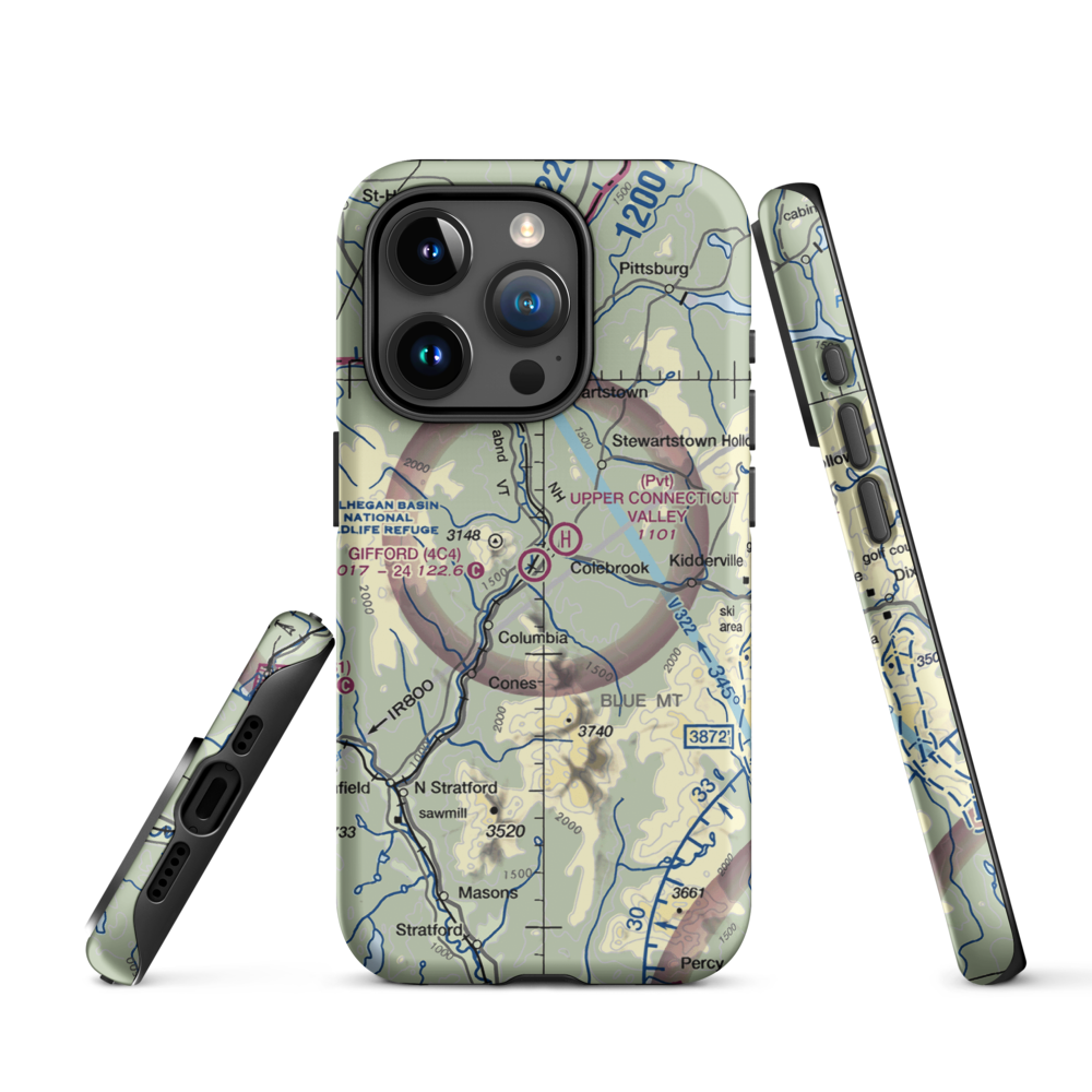 Gifford Field (4C4) VFR Sectional  Tough iPhone Case iPhone 15 Pro model shown