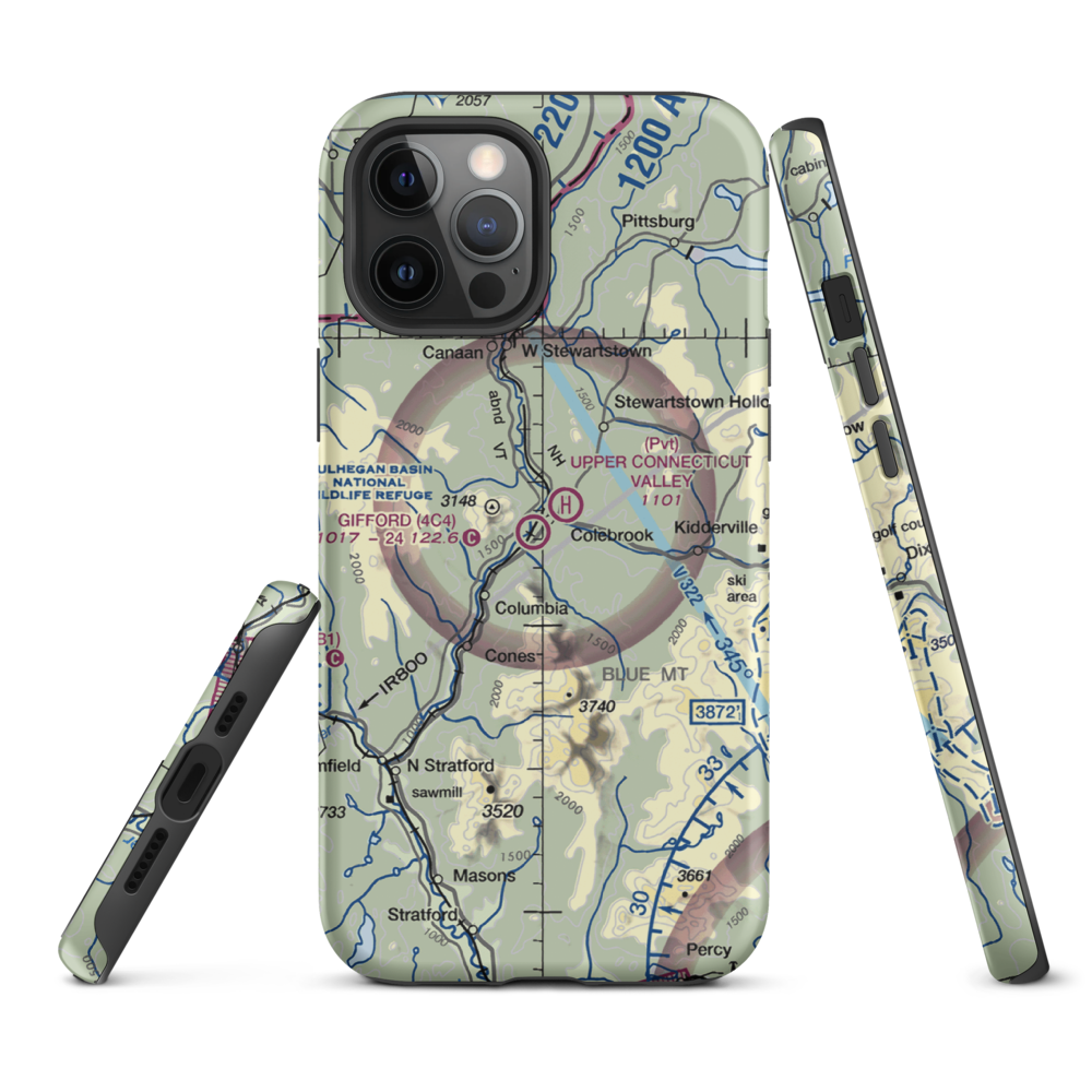 Gifford Field (4C4) VFR Sectional  Tough iPhone Case iPhone 12 Pro Max model shown