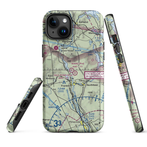 Gile Pond Airport (12NH) VFR Sectional  Tough iPhone Case