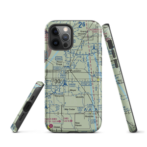 Gilgenbach's Airport (MY11) VFR Sectional  Tough iPhone Case