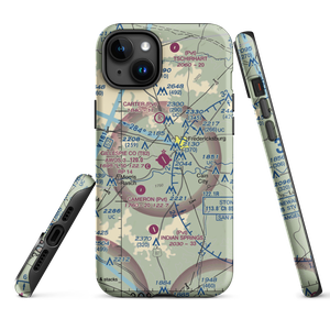 Gillespie County Airport (T82) VFR Sectional  Tough iPhone Case